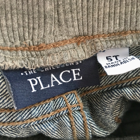 The Children's Place Pull On Jeans in Dark Wash - Picture 2 of 3